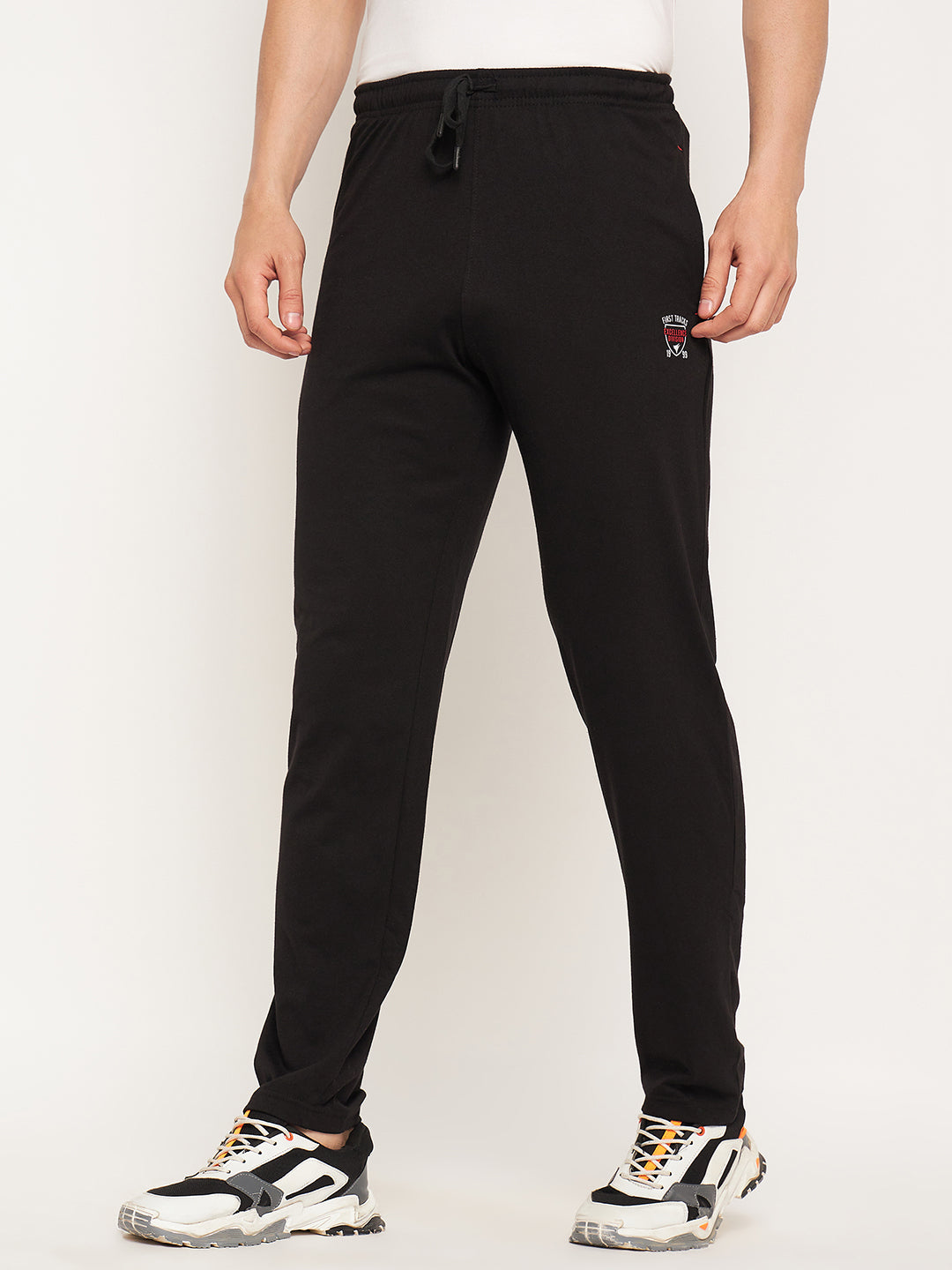 Neva Men Trackpants Elasticated waistband with Drawstring regular Fit