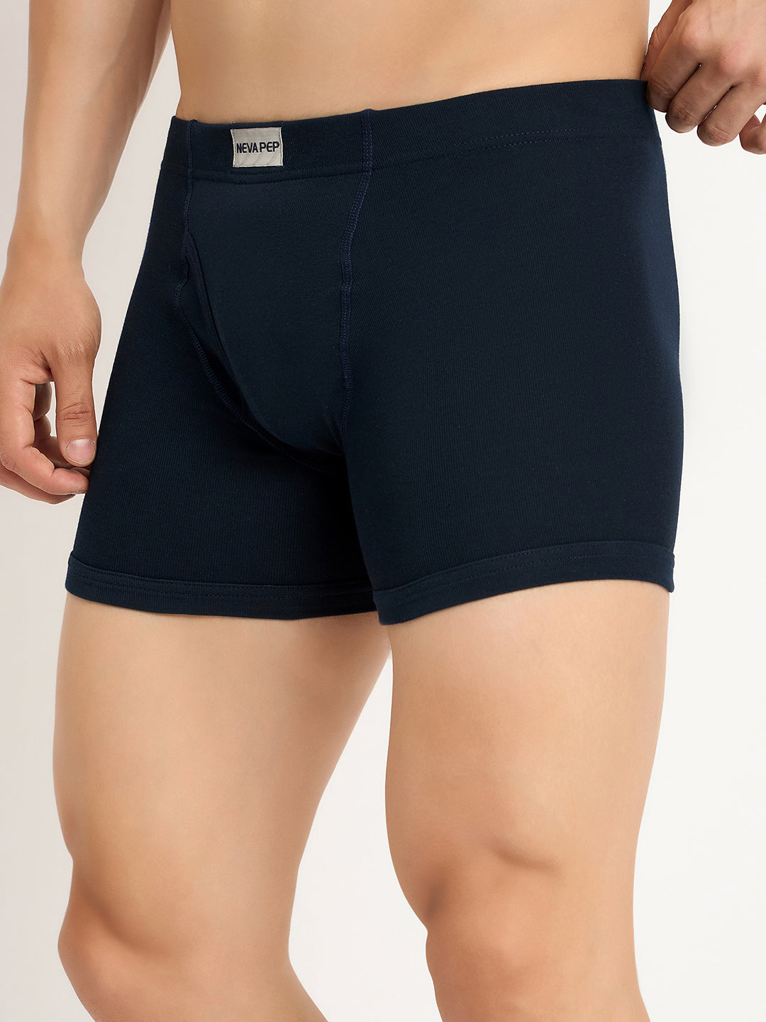 Neva PEP pack of 3 Trunk for Men elasticated waistband front open fly