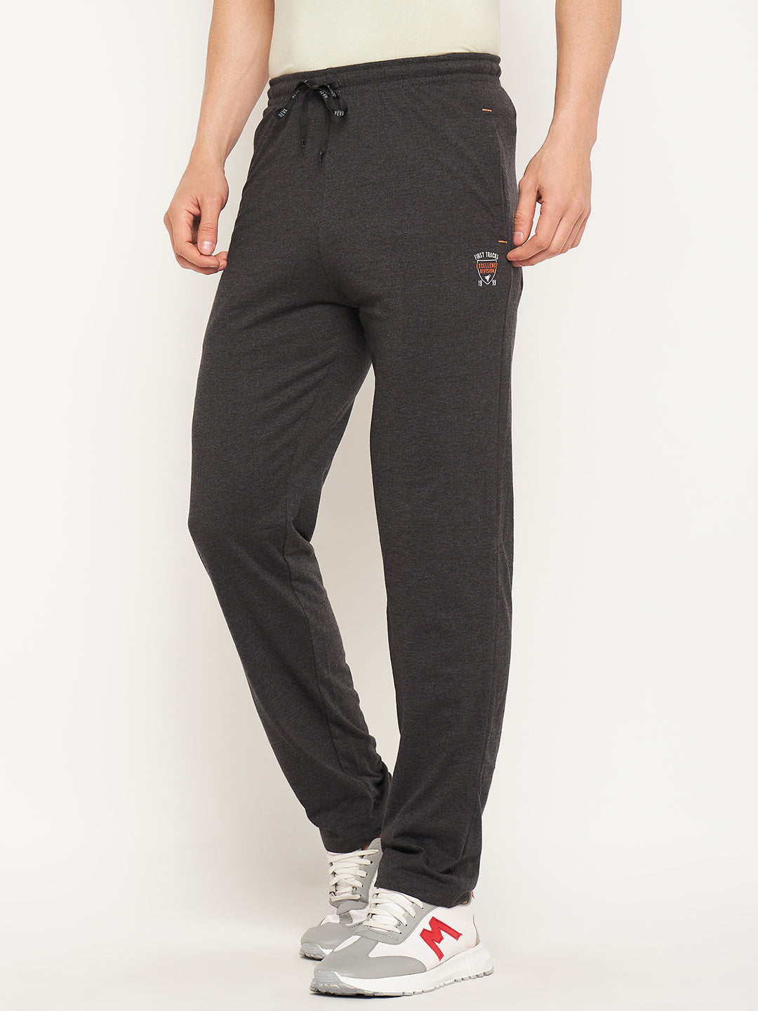 Neva Men Trackpants Elasticated waistband with Drawstring regular Fit