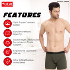 Rib Knit Top Elastic Trunk (Pack of 4)