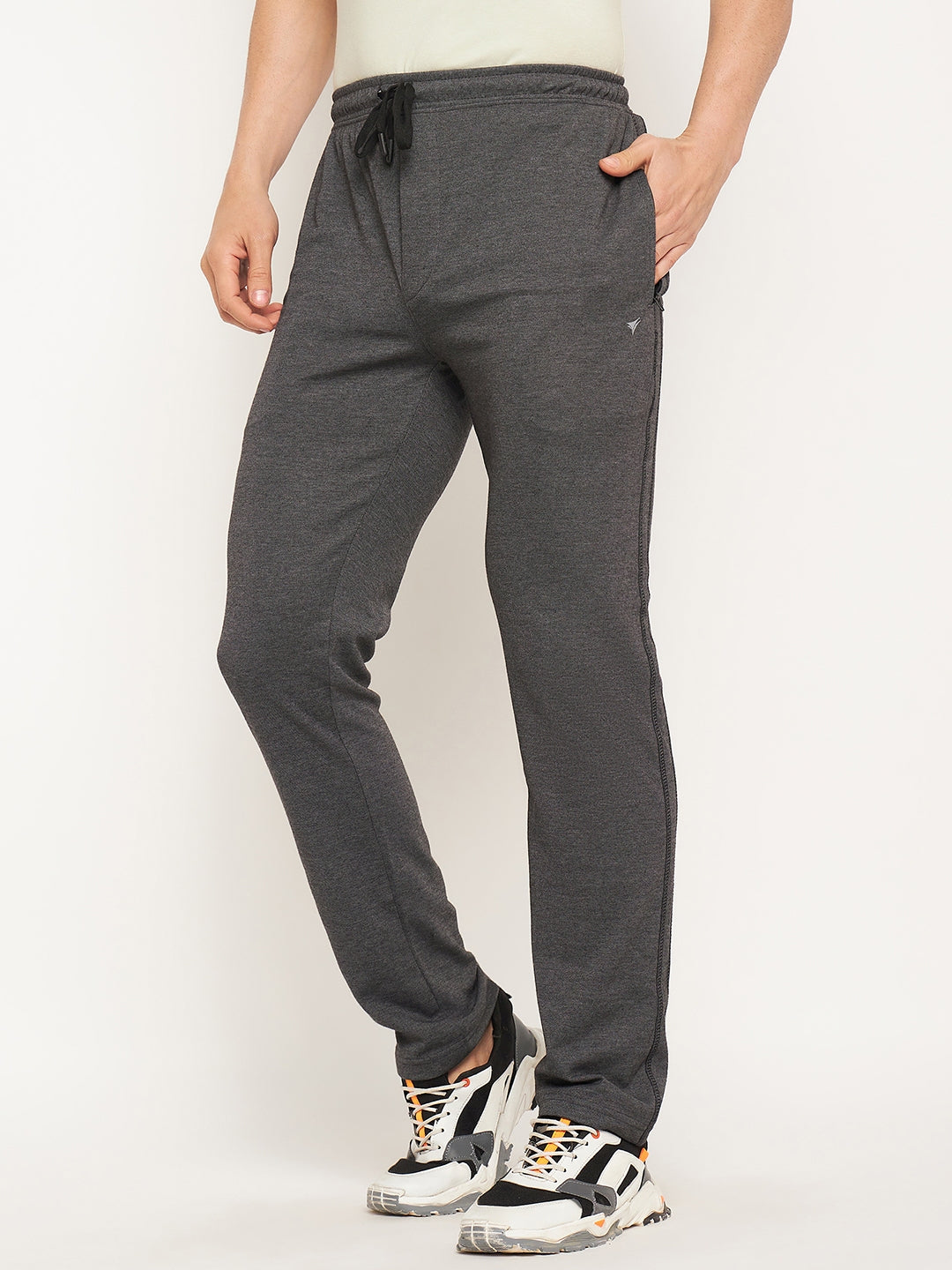 Neva Men Trackpants Elasticated waistband with Drawstring Regular Fit