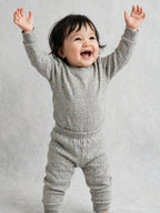 Neva thermal Set For Kids (Esancia)- Milange Grey - 2 pairs