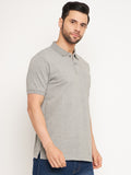 Neva Men Polo Neck Half Sleeves T-shirt Solid Pattern Chest Pocket