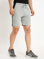 Neva Men Bermuda Elasticated drawstring waistband side pockets solid pattern