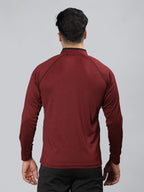 Neva Men T-Neck Full Sleeves T-shirt Textured pattern