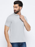 Neva Men Polo Neck Half Sleeves T-shirt Solid Pattern Chest Pocket