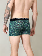 Neva Modal Printed Short Trunk for Men - Sea Green, Sky, Bottle Green Collection (Pack of 3)