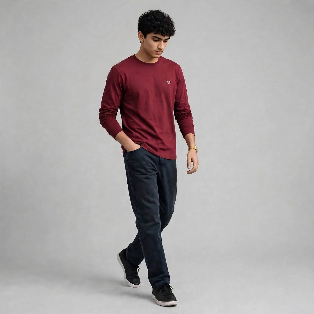 Neva Pre-Winter Round Neck T-Shirt for Men