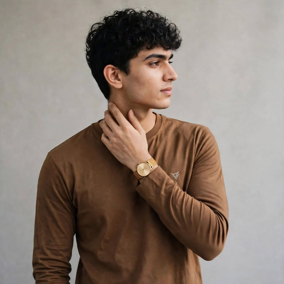 Neva Pre-Winter Round Neck T-Shirt for Men