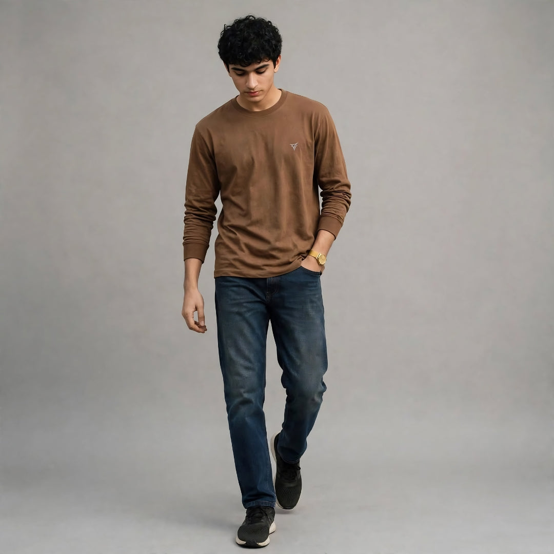 Neva Pre-Winter Round Neck T-Shirt for Men