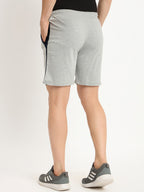 Neva Men Bermuda Elasticated drawstring waistband side pockets solid pattern