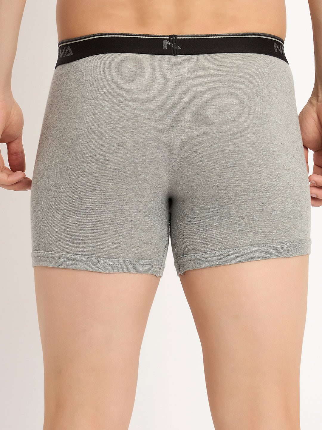 Rib Boxer Brief Top Elastic with Front open Fly NEVA Pack Of 3 Breathability Trunks PEP09-ANT