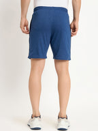 Neva Men Bermuda Elasticated drawstring waistband side pockets solid pattern