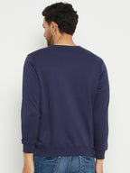 LIVFREE MEN'S ROUND NECK COLOR BLOCK SWEATSHIRT