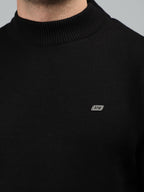 Neva Men Hoody Neck Full Sleeves Sweater Solid pattern