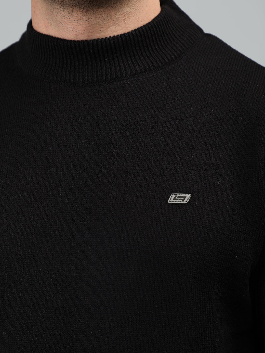 Neva Men Hoody Neck Full Sleeves Sweater Solid pattern