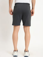 Neva Men Bermuda Elasticated drawstring waistband side pockets solid pattern