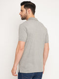 Neva Men Polo Neck Half Sleeves T-shirt Solid Pattern Chest Pocket