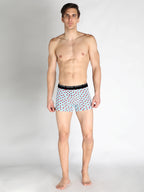 Neva Modal Printed Short Trunk for Men - Sea Green, Sky, Bottle Green Collection (Pack of 3)