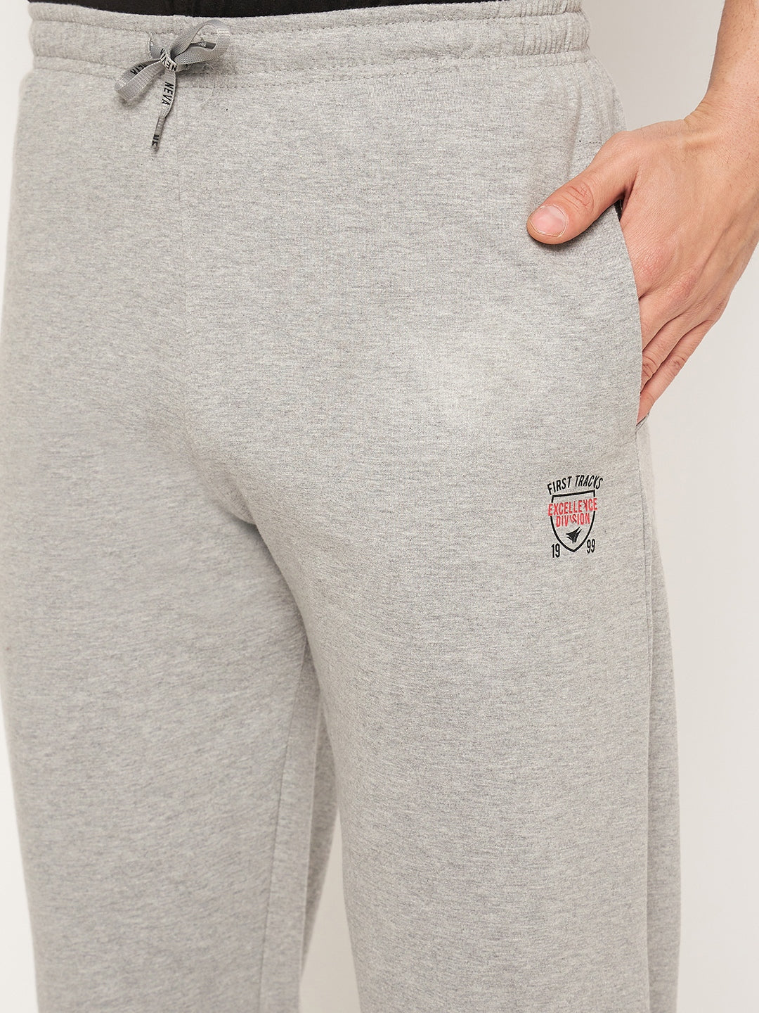 Neva Men Trackpants Elasticated waistband with Drawstring regular Fit