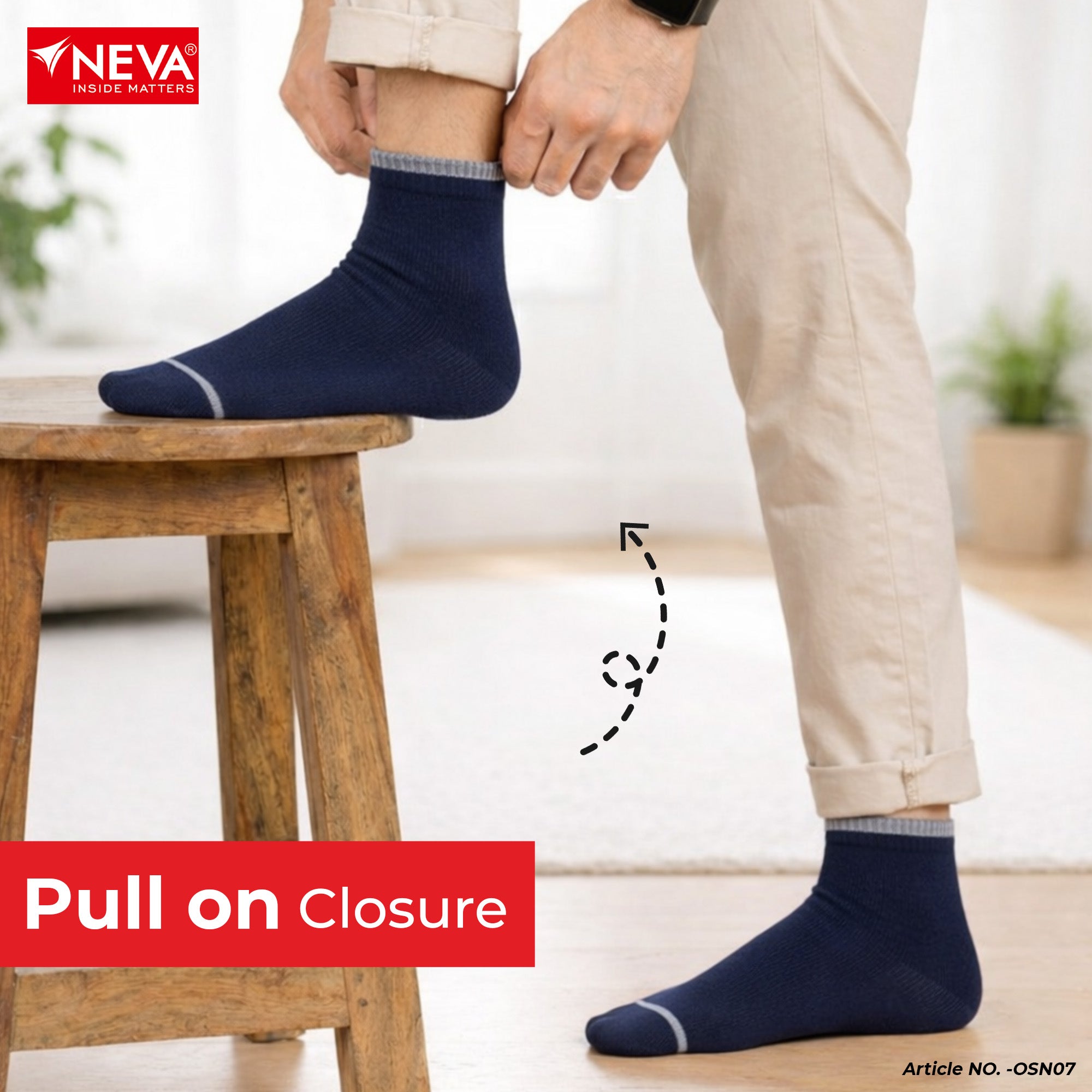 Ankle length socks (Pack of 4)