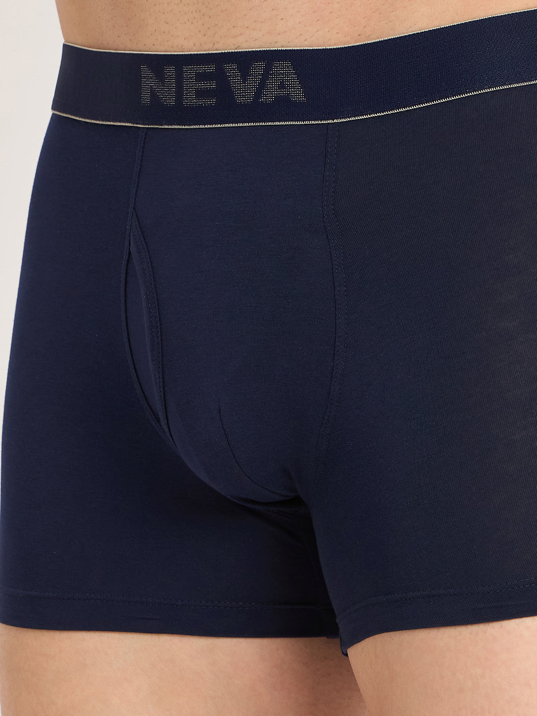 Neva MAXX Gents pack of 2 Trunks elasticated waistband front open fly