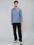 Neva Men Crew Neck Full Sleeves T-shirt Dotted pattern