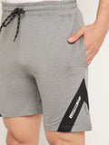 Neva Men Bermuda Elasticated Drawstring Waistband Side pockets Side contrast panel