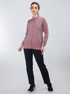 Neva Women T-Neck Full Sleeves Sweatshirt Typography on Front and Back pattern