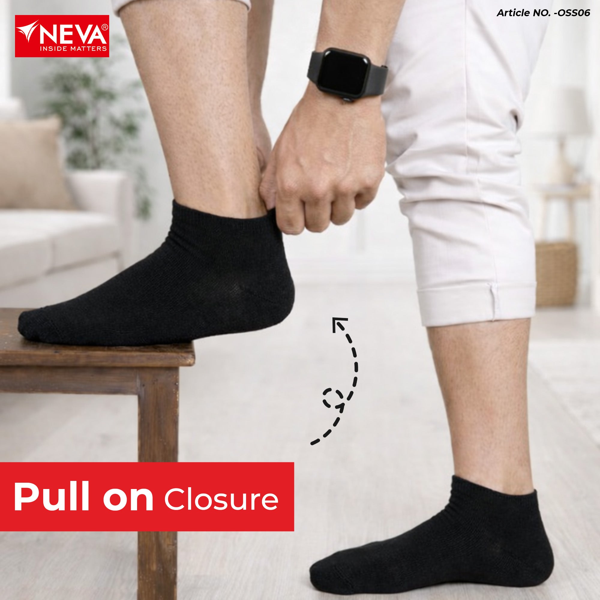 Sports Ankle Length Socks (Pack of 6)