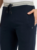 Neva Men Capri Elasticated drawstring waistband side pockets solid pattern