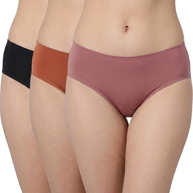 Seamless Mid-waist panties (Pack of 3)