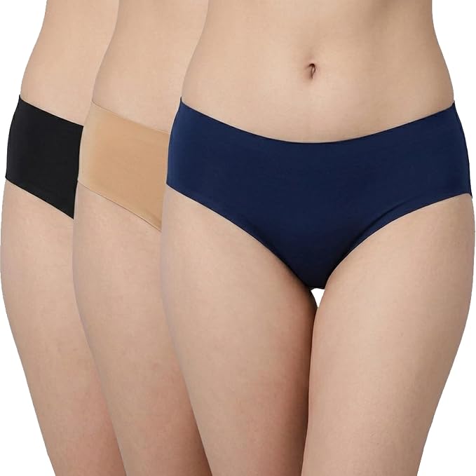 Seamless Mid-waist panties (Pack of 3)