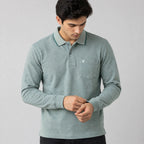 Pocket Polo T-Shirt with Magic P.Knit Fabric