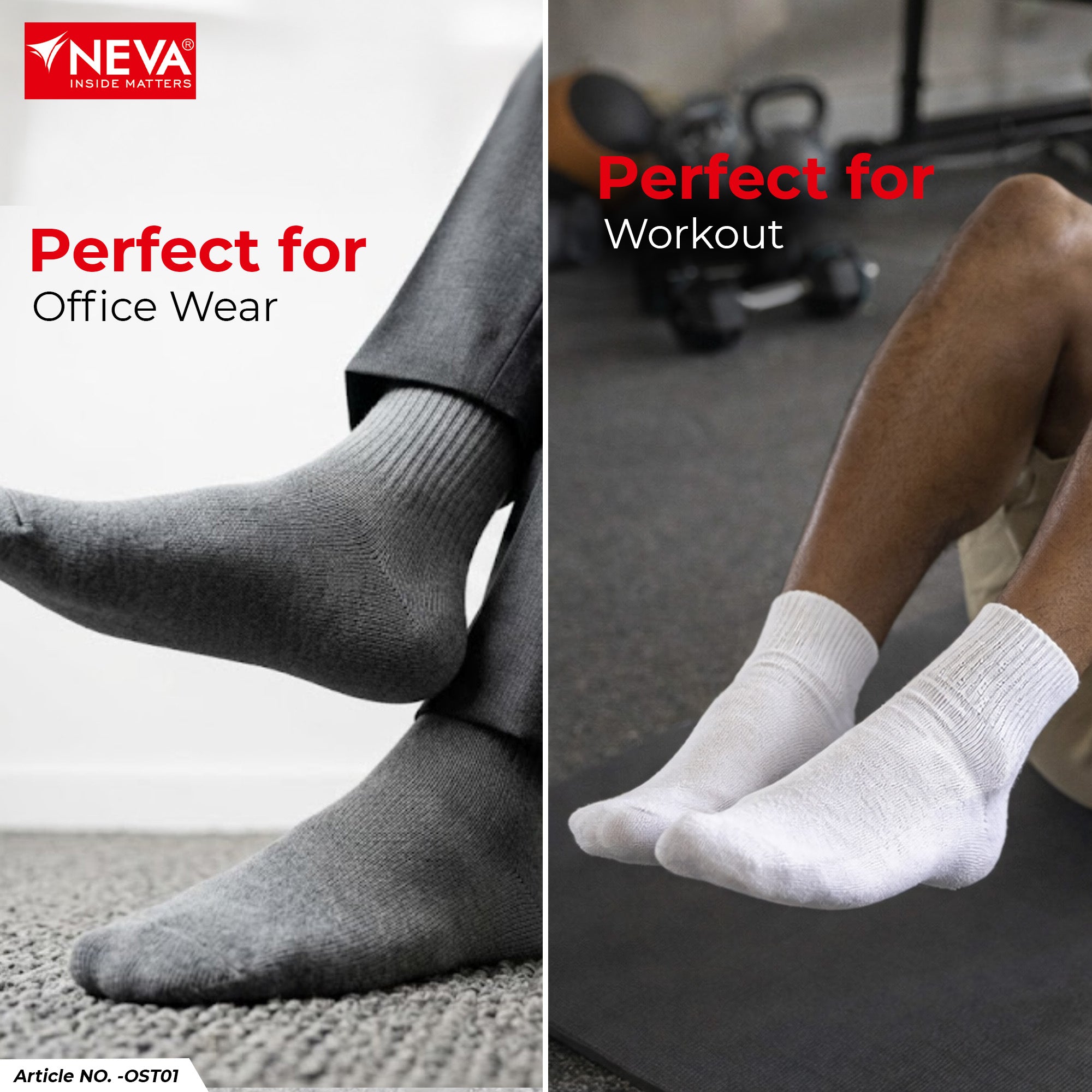 Ankle length socks (Pack of 6)