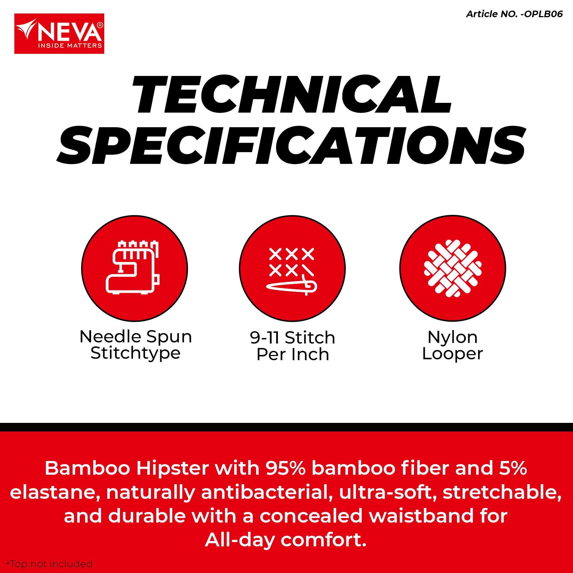 Bamboo panty (Pack of 5)