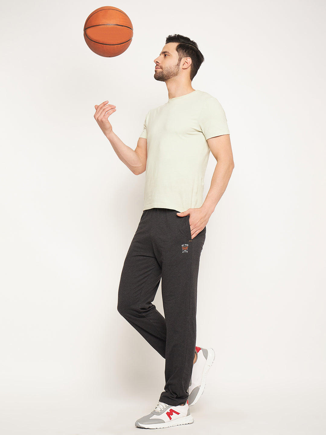 Neva Men Trackpants Elasticated waistband with Drawstring regular Fit