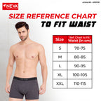 Rib Knit Top Elastic Trunk (Pack of 4)