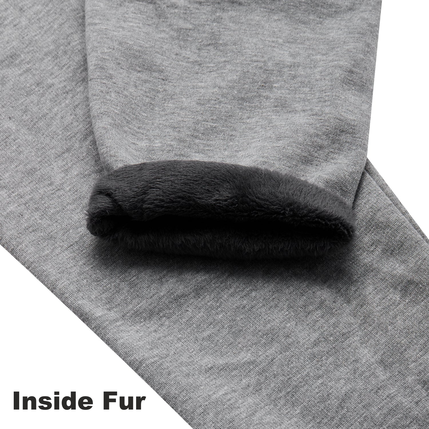 Neva Men Round Neck Full Sleeve Thermal Upper & Bottom Set- Milange Grey (Glaccia)