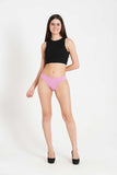 COMBED COTTON PRINTED INNER ELASTIC HIPSTER PANTY
