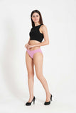 COMBED COTTON PRINTED INNER ELASTIC HIPSTER PANTY
