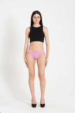COMBED COTTON PRINTED INNER ELASTIC HIPSTER PANTY