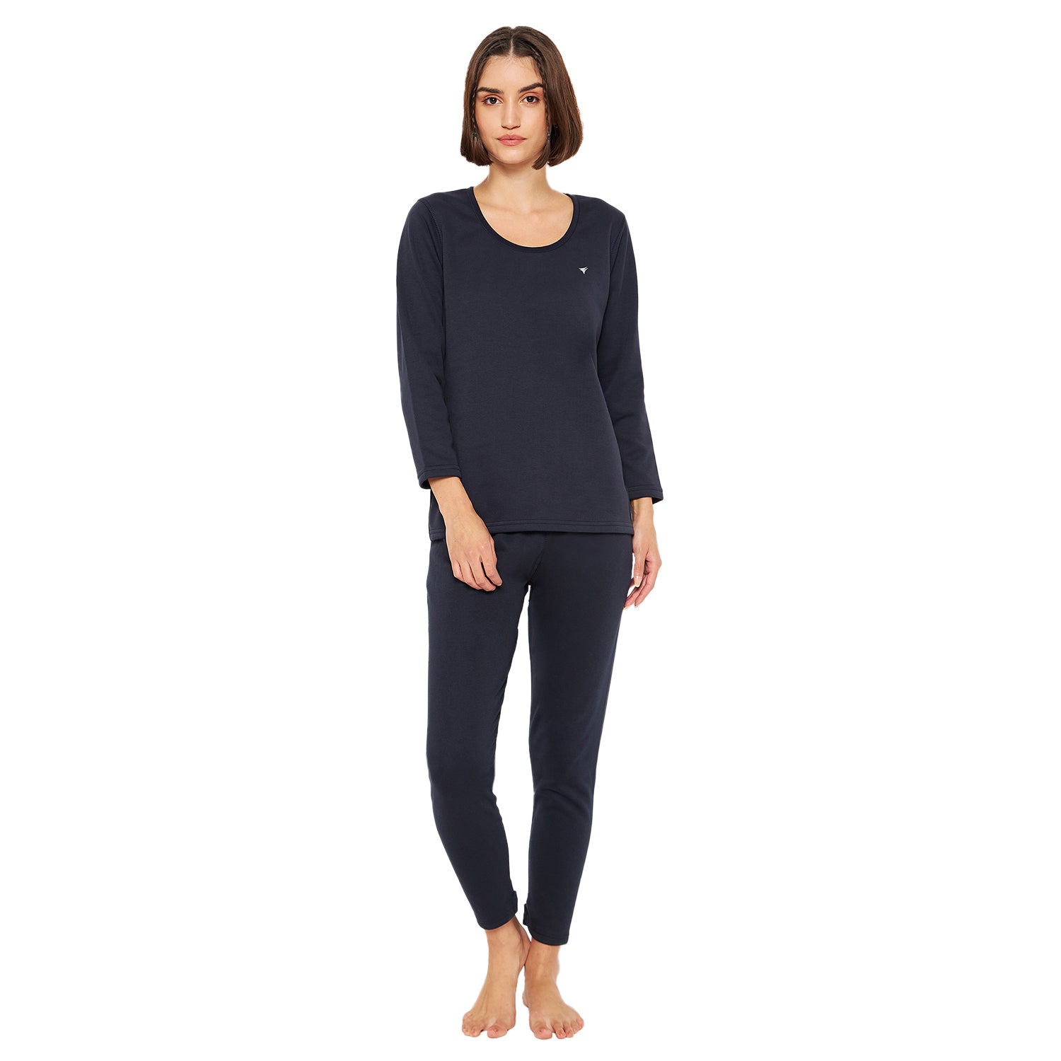 Neva Women Glaccia 3/4th Sleeve Thermal Upper & Bottom Set