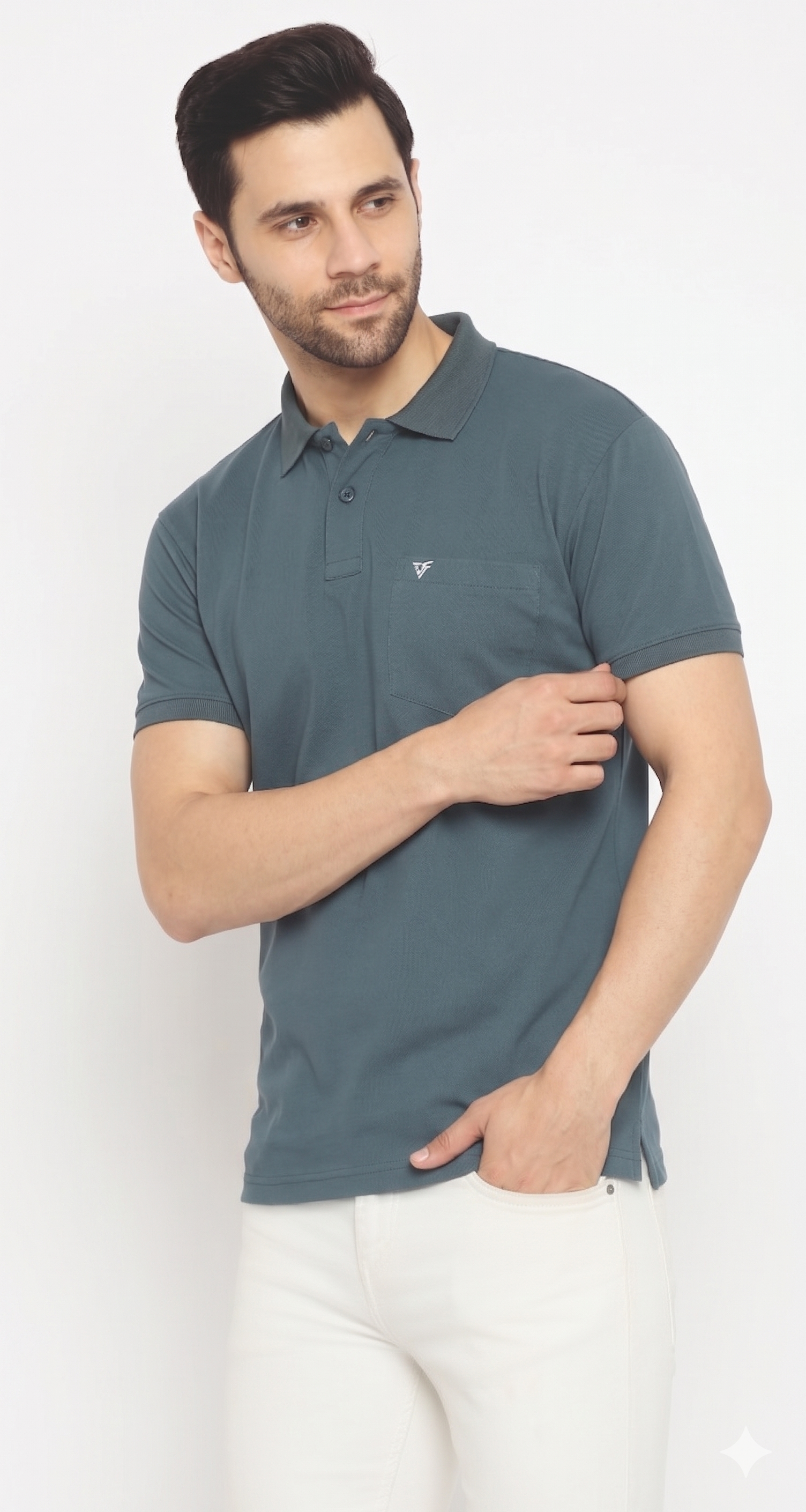 TMF-2009 | Modern Pocket Polo T-shirt