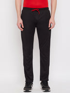 Neva Men's Track Pant in Solid Pattern Side pockets - Black