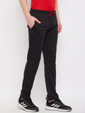Neva Men's Track Pant in Solid Pattern Side pockets - Black