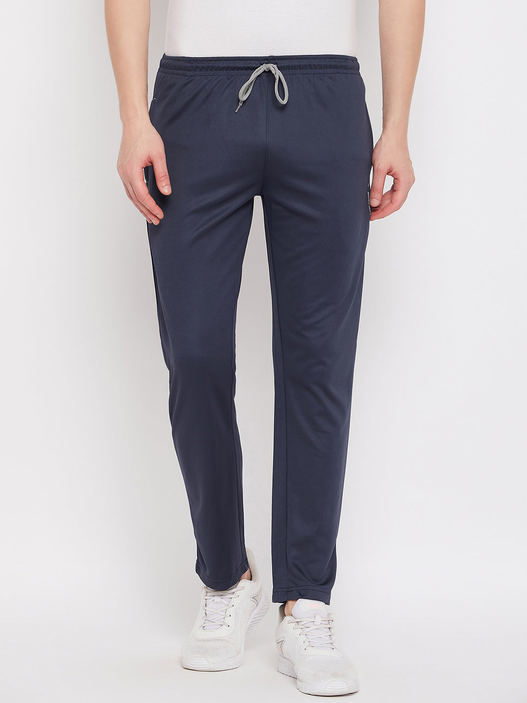 Neva Men's Track Pant in Solid Pattern Side pockets - Dark Grey