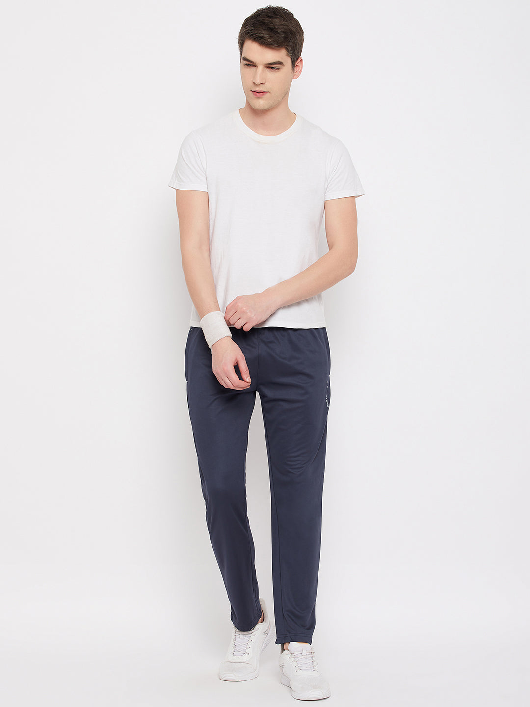 Neva Men's Track Pant in Solid Pattern Side pockets - Dark Grey