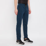 Neva Men's Regular Fit Track Pant-Blue