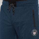 Neva Men's Regular Fit Track Pant-Blue